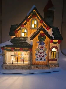 Christmas House Village (Toy Shop)  Lighted - Picture 1 of 5