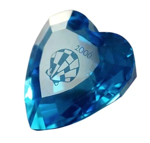 Figura Corazón Azul SCS Cristal Swarovski 2006 #0844184 Austria Caja Original - Imagen 1 de 4