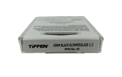 Tiffen Black Glimmerglass Camera Filter (43mm, Grade 1/2) - Image 1 of 4