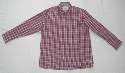 Camisa De Manga Larga Bugatti Para Hombre Tamaño XXL 2XL 45/46 Estado Como Nuevo - Imagen 1 de 4