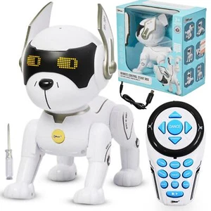 Top Race Robot Dog - Interactive RC Dog Toy with Gesture & Adventure Modes, Prog - Picture 1 of 7