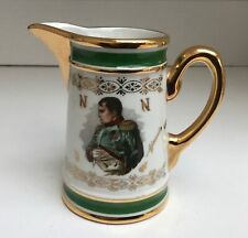F D Chauvigny, France Napoleon Porcelaine Milk Jug Gilded 9 cm high Collectible