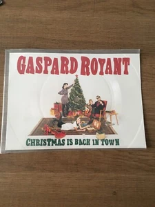 GASPARD ROYANT - SELTENE PROMO KARTE - VINYL TRACK!!!!!!!! - Bild 1 von 2