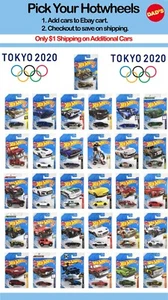 Summer 2020 Hot Wheels Tokyo Olympics,You Pick,M Case, Save on Ship,Update 11/21 - Picture 1 of 105