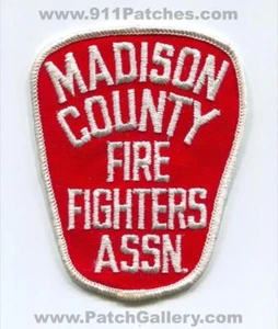 Madison County Fire Fighters Association Patch Unknown State - Picture 1 of 1