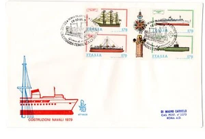 Italy 1979 Ships block on FDC venetia travelled - Picture 1 of 1