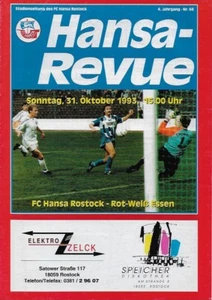 FC Hansa Rostock-Rot-Weiß Essen 1993/94 - Bild 1 von 1