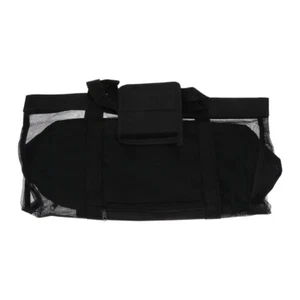 Black Kids Beach Bags Beach Travel Handbag Beach Mesh Bag Toy Storage Mesh Bag - Picture 1 of 12