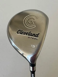RARE CLEVELAND LAUNCHER STEEL 3-Wood R-Flex Graphite 15* Needs Grip - Picture 1 of 9