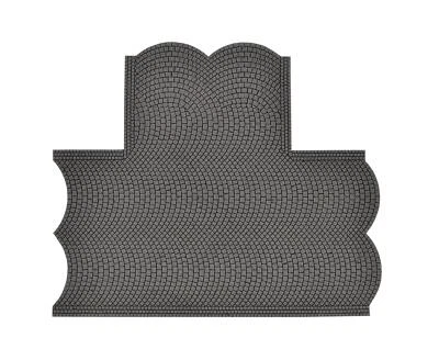 Vollmer 48243 HO/OO Real stone cobble street T junction - Image 1 of 3