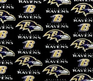 Tela de algodón Baltimore Ravens NFL AFC North - Imagen 1 de 2
