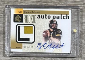 2011 SP Authentic #205 Blaine Gabbert ROOKIE PATCH AUTO #/299 - Picture 1 of 2