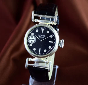 Vintage Swiss Watch TURLER Collectible Antique Men's Wrist Watch Serviced - Picture 1 of 12