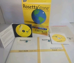 Learn The French Language With Rosetta Stone (Francais) 2006 Complete Set~Good - Picture 1 of 12