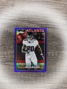 2024 Topps Chrome - Rookies Jase McClellan #281 refractor púrpura/275 (RC) - Imagen 1 de 2