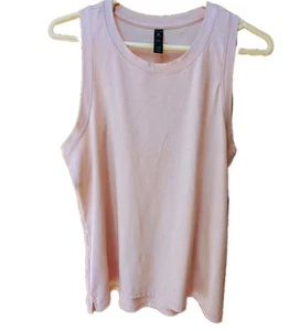 Kyodan Shirt Top Gr. Large L Peach Blush Mauve Tank Ärmellos U-Ausschnitt - Bild 1 von 10