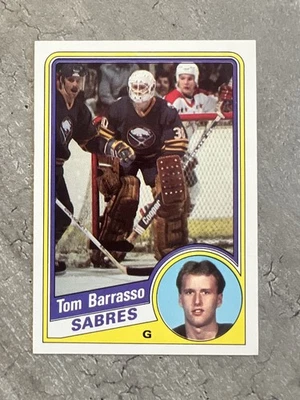 1984-85 Topps #14 Tom Barrasso Rookie Card RC NM+ - Image 1 of 2