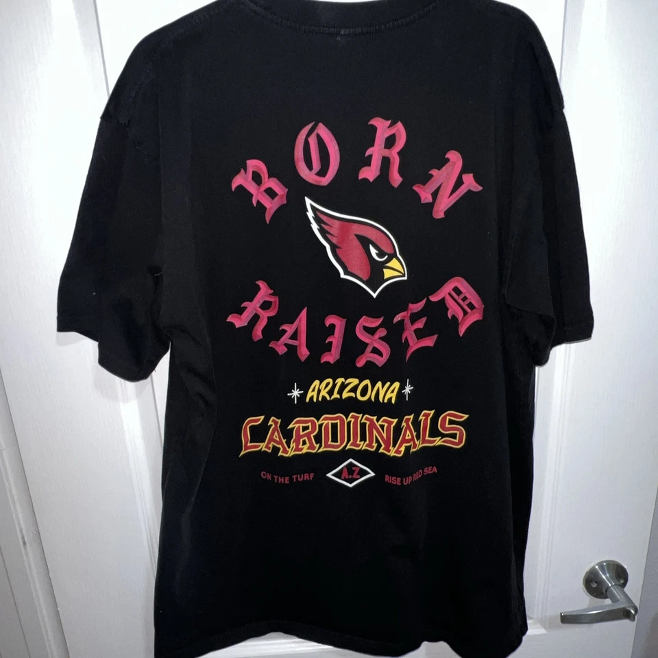 Camiseta Born X Raised BXR NFL Arizona Cardinals Logo XL Foto 1 de 4
