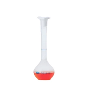 50ml Polypropylene Volumetric Flask W/PP Stopper Plastic Chemical Labware - Picture 1 of 1