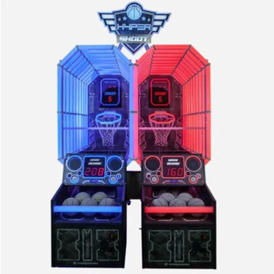 LAI Games HYPERshoot Basketball Shooting Ticket Redemption Arcade Game 2 Player - Image 1 of 4