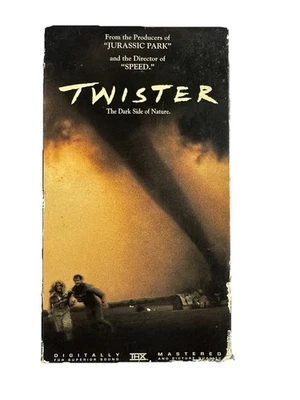 Twister - Helen Hunt - Bill Paxton - VHS Movie 1996 with Box Warner Bros Foto 1 de 4