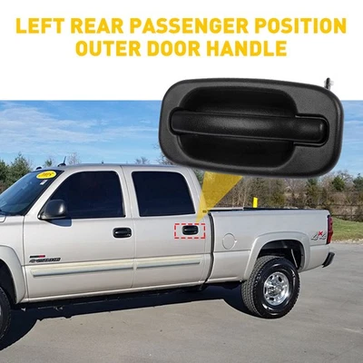 Rear Left Door Exterior Panel Handle Fits Fit 2004-2006 Chevrolet Silverado 1500 - Image 1 of 4
