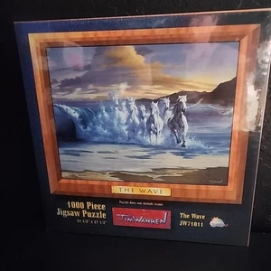 The Wave Jim Warren 1000 Piece Jigsaw Puzzle New Sealed Box 27"x 20" - Picture 1 of 6