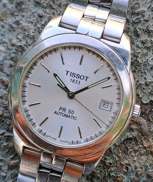 Tissot PR 50 automatic ETA 2824-2 Swiss sapphire crystal steel case 36mm watch  - Immagine 1 di 4
