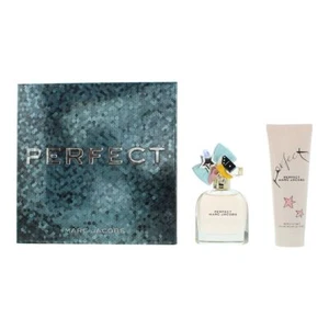 Marc Jacobs Perfect 2 Piece Gift Set: EDP 50ml - Body Lotion 75ml For Women - Picture 1 of 1