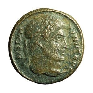 Moneda Romana Constantino I El Gran Nummus Tesalónica AE18mm VOT XX 04256 - Imagen 1 de 3