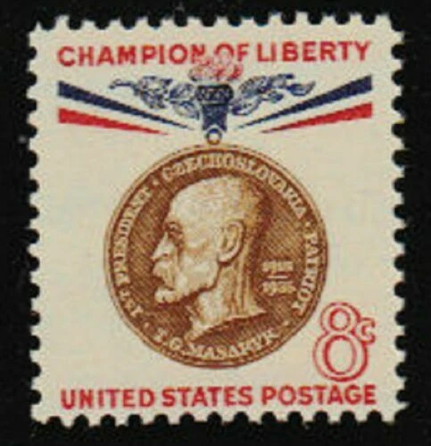US General Issue - 8c - Scott#: 1148 - Champion of Liberty - Thomas Masaryk - Image 1 of 1