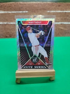 2020 Donruss ELITE SERIES Los Angeles Angels Mike Trout RAPTURE E-5 - Picture 1 of 2