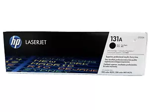 CARTUCCIA TONER ORIGINALE HP LASER JET 131A NERO CF210A IN SCATOLA SIGILLATA IN FABBRICA - Foto 1 di 5