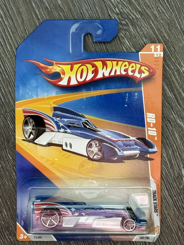 HOT WHEELS 2009 TRACK STARS RD-10 BLUE PATRIOT #065 FACTORY SEALED - Image 1 of 1