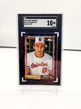 2022 Topps Archives Black #371 Cal Ripken Jr. DEBUT #14/99 SGC 10 GEM MT