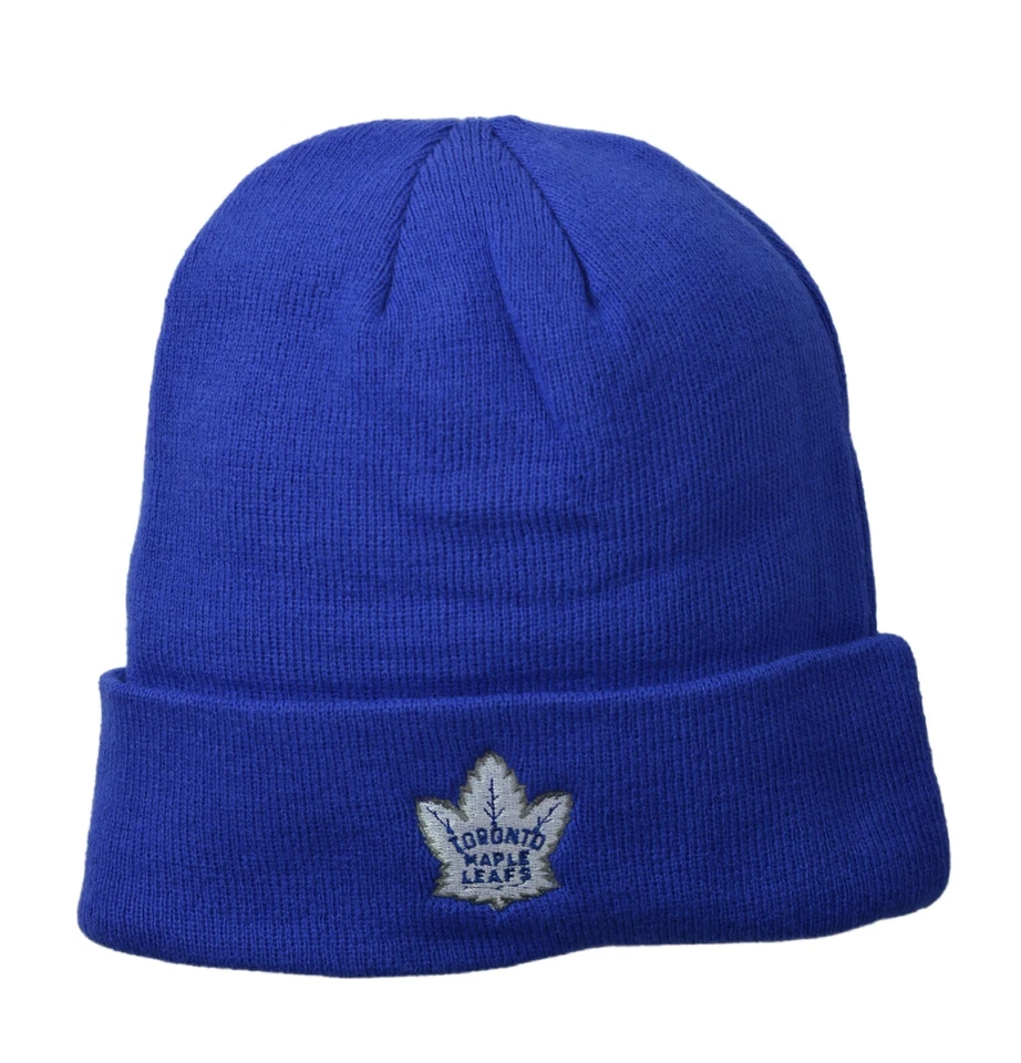Toronto Maple Leafs NHL Team  Eclipse Cuffed Knit Beanie Winter Hat Watch Cap - Image 1 of 2