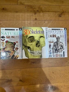 3 x Dorling Kindersley DK Childrens PC Educational Nature Skeleton History CDROM - Photo 1/14