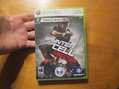TOM CLANCY'S SPLINTER CELL CONVICTION XBOX 360 EDITION US FIRST PRINT NEW SEALED - Image 1 of 4