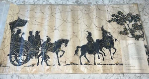 Vintage Asian Chinese Art of Batik 32” x 17” Taijuan “The Inspection Tour” XL - Picture 1 of 7