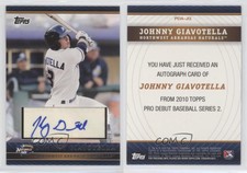 2010 Topps Pro Debut Prospect Auto Johnny Giavotella #PDA-JG Auto