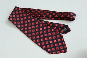 Wow! Stellar 70er Robert Talbott Karmel breite geometrische Seidenkrawatte 54,5" x 4,2" - Bild 1 von 2