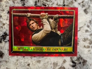 2023 TOPPS CROMADO ZAFIRO STAR WARS TARJETA JEDI DE RETORNO SERÁ SOLO CENA #87 - Imagen 1 de 1
