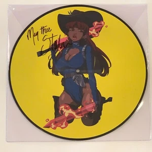 Megan Thee Stallion Savage Autographed 1LP Vinyl Yellow Picture Disc 12" Record - Imagen 1 de 2