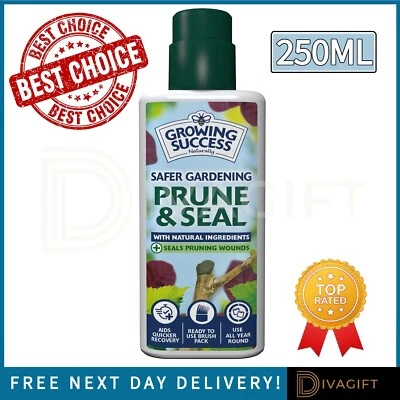 PRUNE & SEAL 250ML NATURAL SEAL HEALS EXPOSED WOOD AFTER PRUNING GROWING SUCCESS - Image 1 of 3
