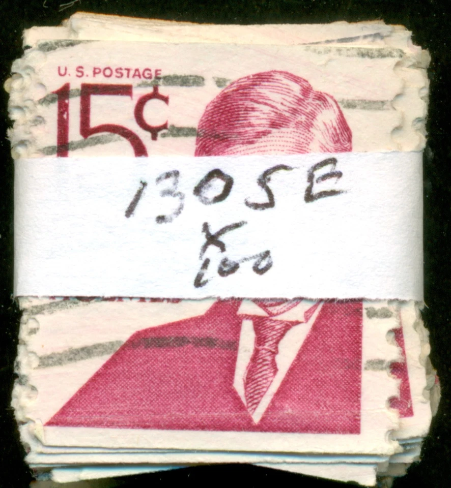 SCOTT # 1305E, USED, 100 STAMPS, GREAT PRICE! - Image 1 of 1