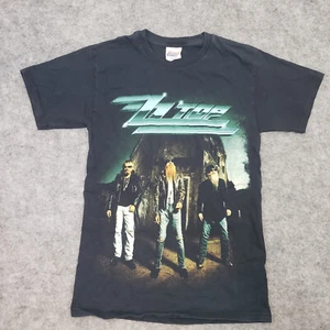 ZZ Top Concert TShirt Mens Small 1-Sided 2000 Y2K Haynes Heavyweight - Picture 1 of 8