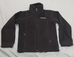 COLUMBIA Jacket Youth XXS (4/5) Childs Black Fleece Full Zip Outdoors - Picture 1 of 13
