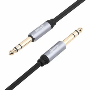 6.35mm Male to Male Balanced TRS Stereo Audio Cable for Music Recording 3M - Picture 1 of 4