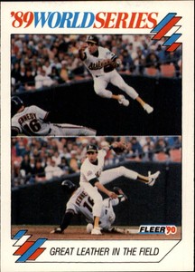 1990 (ATHLETICS) Fleer World Series #6 Walt Weiss