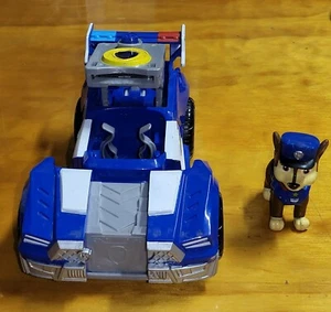 Paw Patrol Chase Deluxe Transforming Vehicle Car The Movie - Picture 1 of 5